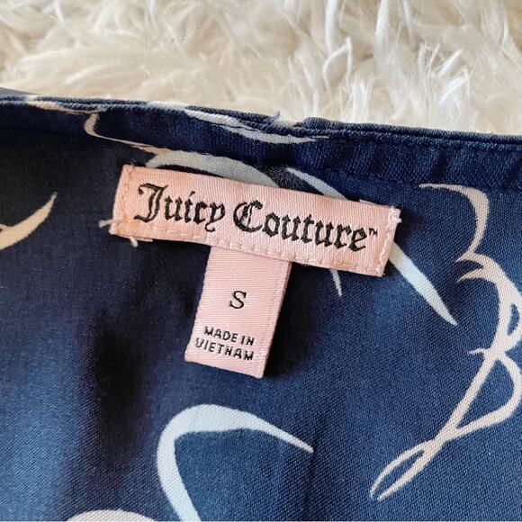 Juicy Couture sleeveless pattern layered embellished blouse womens size small S - Picture 2 of 9